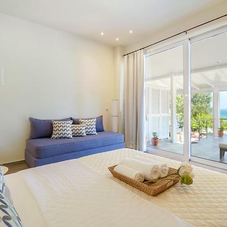 Golden Beachside Terrace Khrysi Ammoudia Eksteriør bilde